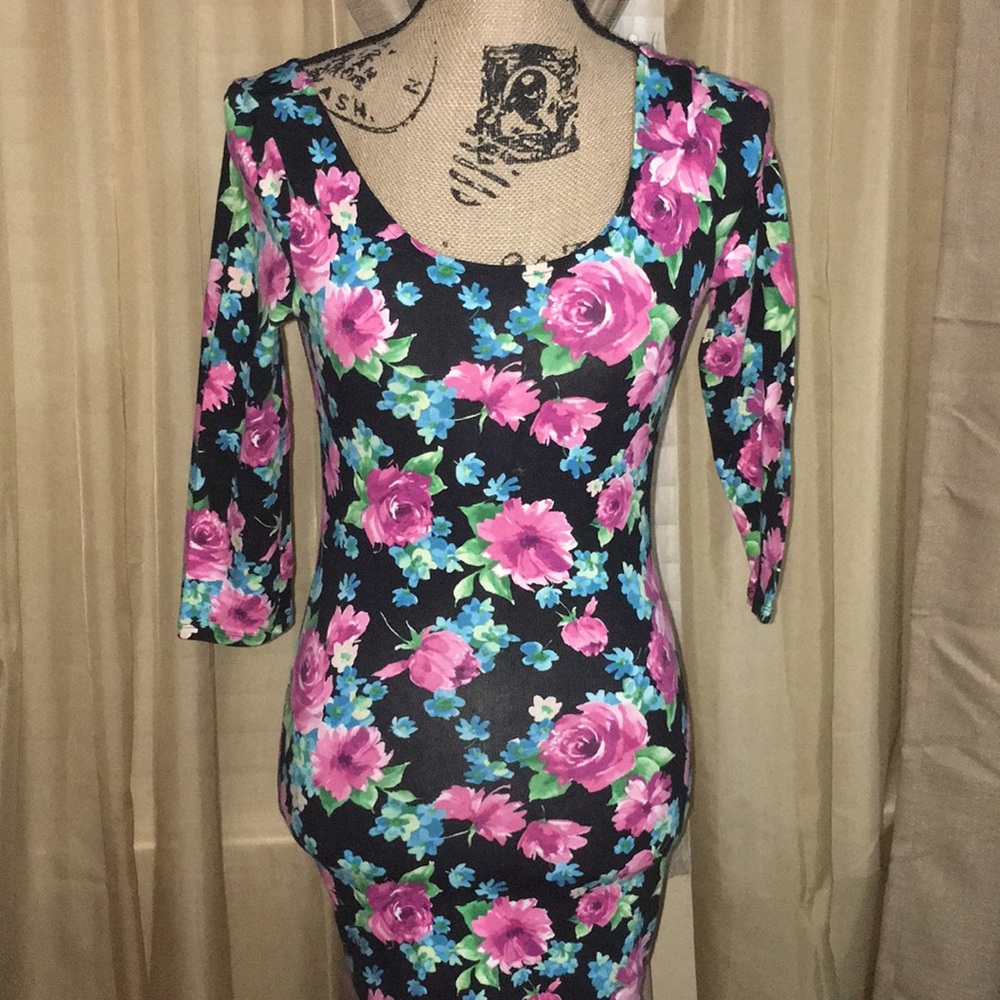 F21 Floral Dress.